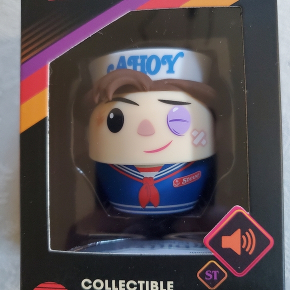 NIP New Stranger Things Steve Harrington Bitty Boomer Bluetooth Speaker - Picture 3 of 6